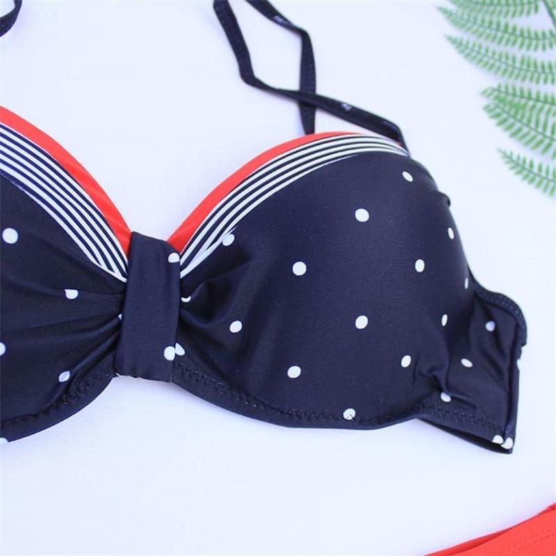 Bikini New 2 Piece Women Swimsuit Women's High Waist Bikini Set Fashion Puff Sleeve Swimwear Set Bathing Suits Solid Color Short Puff Sleeve Summer High Waist Cut Backless Bathing Suit Beachwear