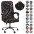 Office Chair Cover Jacquard Removable Gaming Computer Case Cushion Covers Dust Guards For Home Leisure Universal Size Modern Stretchable Cloth Polyester Universal Desk Task Chair Chair Covers Stretch Rotating Chair Slipcover