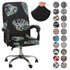 Office Chair Cover Jacquard Removable Gaming Computer Case Cushion Covers Dust Guards For Home Leisure Universal Size Modern Stretchable Cloth Polyester Universal Desk Task Chair Chair Covers Stretch Rotating Chair Slipcover