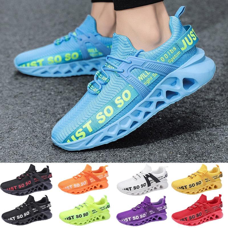 New Mens Sneakers Running Shoes Fashion Breathable Outdoor Sports Sneakers Soft Thick Bottom Athletic Men's Modern Running Sneakers For Outdoor Workout