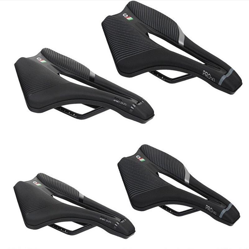 Bicycle Saddle Soft Thick Mountain Road Bike Wide Seat Cushion Bike Carbon Saddle Seat Ergonomics Design Fit Comfort Bike Saddle With Foam Breathable Soft Bicycle Cushion For Women Men