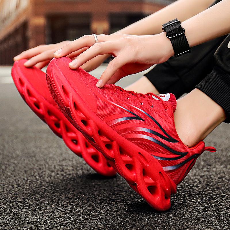 Casual Men's Running Sneakers Light Blade Breathable Comfortable Lightweight Men Jogging Breathable Tennis Sport Shoes For Workout Walking Outdoor Sport Gym