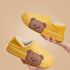 Rubber Beach Slides Waterproof Women Men's Slippers Sandals Cotoon Fur Thick Sole Winter Home Bath Shoes Memory Foam Bedroom Slippers Indoor Shoes Fuzzy Garden Waterproof Slippers