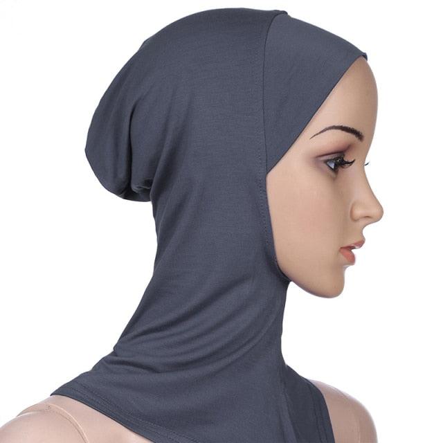 New Luxury Fashion Winter Soft Colorful Inner Hijab Cap Muslim Turban Hijab Caps Muslim Under Scarf  Women Lightweight Hijab Bonnet Muslim Women Elegant Scarf Turbans Head For Women Women's Hijabs Hijab Caps Hat For Women