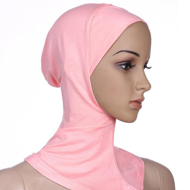 New Luxury Fashion Winter Soft Colorful Inner Hijab Cap Muslim Turban Hijab Caps Muslim Under Scarf  Women Lightweight Hijab Bonnet Muslim Women Elegant Scarf Turbans Head For Women Women's Hijabs Hijab Caps Hat For Women