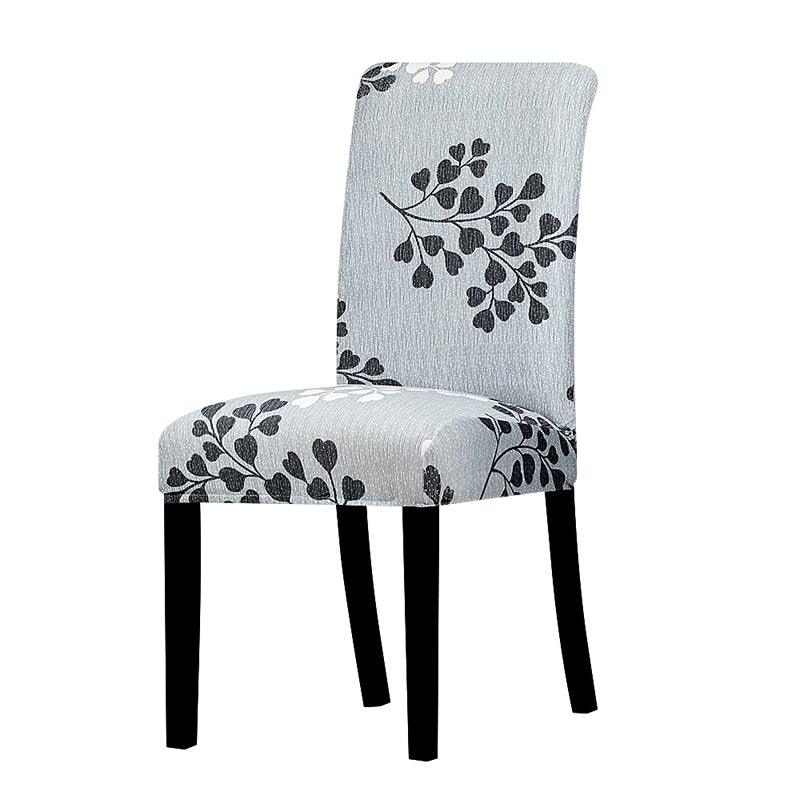 Printed Chair Cover Economical and Practical Stretch Seat Cover Slipcovers Big Elastic Washable Dining Chairs Beach Chairs Removable Washable Short Parsons Kitchen Chair Covers Protector for Dining Room Hote