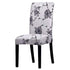 Printed Chair Cover Economical and Practical Stretch Seat Cover Slipcovers Big Elastic Washable Dining Chairs Beach Chairs Removable Washable Short Parsons Kitchen Chair Covers Protector for Dining Room Hote