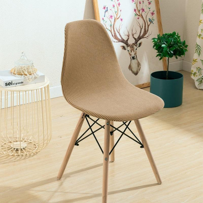 Waterproof Chair Cover for Shell Chair Washable Removable Armless Shell Seat Cover Banquet Home Modern Style for Kitchen Dining Room Chair Slipcovers Dining Chair Covers Parsons Chair Slipcover Stretch Chair Covers For Dining Room