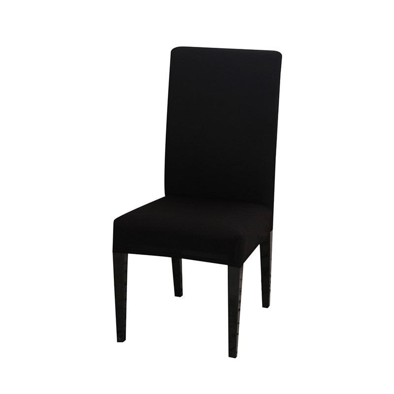 Solid Color Chair Covers Elastic Stretch Protection Case Slipcovers for Wedding Restaurant Home Kitchen Dining Chair Cover Dining Chair Slipcovers Stretch Parsons Chair Covers Sets Chiar Protector Removable Washable Elastic for Ktichen Dining Room