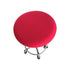 Polyester Fabric Round Chair Cover Waterproof Dining Seat Chair Covers Hotel Banquet Seat Covers Chair Protector Round Bar Stool Seat Covers Washable Stool Cushion Slipcover Elastic Bar Chair Covers