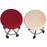 Polyester Fabric Round Chair Cover Waterproof Dining Seat Chair Covers Hotel Banquet Seat Covers Chair Protector Round Bar Stool Seat Covers Washable Stool Cushion Slipcover Elastic Bar Chair Covers