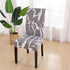 Printed Chair Cover Spandex Stretch Durable Soft Seat Chair Covers Slipcovers for Kitchen Dining Room Wedding Banquet Hotel  Chair Covers for Dining Room Stretch Spandex Removable Washable Anti-dust Seat Slipcover  Protector for Hotel Office Ceremony