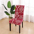 Printed Chair Cover Spandex Stretch Durable Soft Seat Chair Covers Slipcovers for Kitchen Dining Room Wedding Banquet Hotel  Chair Covers for Dining Room Stretch Spandex Removable Washable Anti-dust Seat Slipcover  Protector for Hotel Office Ceremony