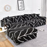 Sofa Cover Geometric Couch Cover Elastic Sofa Cover for Living Room Pets Corner L Shaped Chaise Longue Sofa Slipcover Shaped Sofa Slipcovers with Elastic Bottom, Jacquard Chaise Lounge Set for Living Room