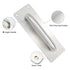 Large Size Door Handle Stainless Steel Furniture Handles  Door Knob Pull Handle Stainless Steel Flush Concealed Furniture Handle for Door Drawer Cupboard Cabinet Sliding Door