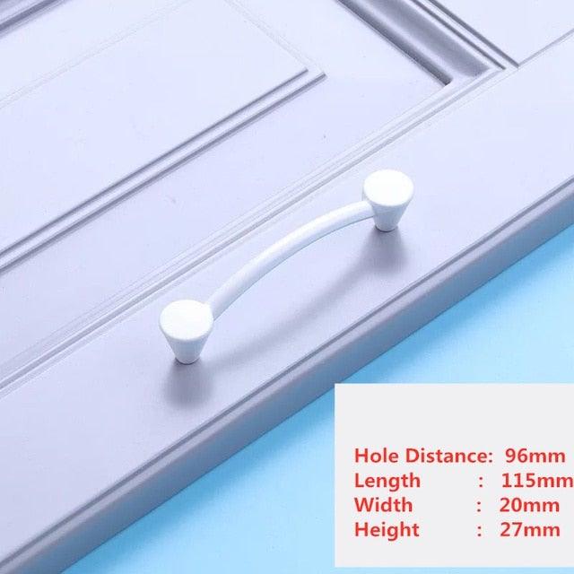 Handles Drawer Cabinet Furniture Kitchen Handles For Cabinet Knob Door Drawer Furniture Kitchen Knob Simplicity White Stainless Steel Hollow Tube  Bar Drawer Pulls Cupboard Knob For Kitchen Furniture Hardware