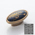 Navy Blue Ceramic Door Handles European Antique Furniture Handles Drawer Pulls Kitchen Cabinet Knobs And Handles Entry Door Handle With Door Lever For Right And Left Sided Doors