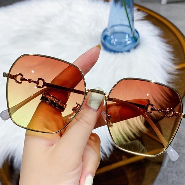 Small Oval Retro Sunglasses for Men and Women Polygon Mirrored Lens Fashionable & Korean Style Women's Sunglasses New Personality & Trending Sunglasses Of Same Style UV Protection Sunglasses