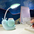 Snail Led Table Lamp Cute Pen Holder Desk Light Reading Study Children Bedroom College Dorm Eye Protection Adjustable Organizer Cute Study Lamps for Bedroom Décor