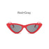 Luxury Black Design Sun Glasses Colorful Frames Vintage Sunglasses For Woman New Cat Eye Eyewear Triangular Retro Shades Ideal Glasses For Driving UV400