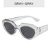 Luxury Black Small Design Colorful Sunglasses For Women Glasses Retro Design Shades Fashion Sunglasses UV 400 Protection Round Frame Eyewear For Women New Popular Summer Style