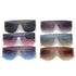 Black Fashionable Hot Shield Sunglasses For Women And Men Luxury Gradients Stylish Lens New Colourful Frame New Oval Sunglasses For Women And Men