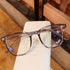 Blue Light Blocking Glasses Frame Lightweight Eyeglasses Frame Filter Blue Ray Computer Game Glasses  Oversized Women Eyeglasses Transparent Anti Blue Ray Men Modern Simple Frames