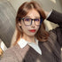 Blue Light Blocking Glasses Frame Lightweight Eyeglasses Frame Filter Blue Ray Computer Game Glasses  Oversized Women Eyeglasses Transparent Anti Blue Ray Men Modern Simple Frames