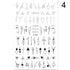 3D Nail Sticker Russian English Letter Sticker For Nails Foil Love Heart Design Accessories Fashion Manicures Sticker Decoration  Nail Art Stickers Water Transfer Nail Decals Full Wraps Gradient Acrylic Nail Kits for Women Manicure Decoration