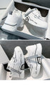 Fashion Spring Reflective Women Sneakers Lace Up Chunky Sneakers Mixed Color Women's Lightweight Casual Everyday Walking Fashion Chunky Sneakers - STEVVEX Shoes - 104, Athletic Sneakers, Breathable Sneakers, Breathable Women Sneakers, Casual Walking Sneakers, Casual Women Sneakers, High Heels Sneakers, Shoes, Sneakers, Soft Women Sneakers, Sport Sneakers, Walking Sneakers, White Womens Sneakers, Women sneakers, Women's Sport Sneakers, Womens Elegant Sneakers, Womens Fitness Sneakers - Stevvex.com