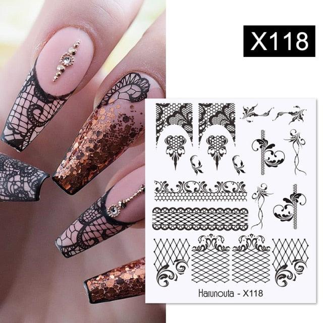 Rainbow Wave Love Heart Pattern Water Decals Stickers Butterfly Dragon Geometry Slider For Nails Art Decoration Tip Water Transfer Nail Decals Sticker For Pretty Girl Self-Adhesive Nail Decals Designer Nail Stickers for Acrylic