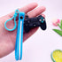 Creative PVC Simulation Joystick Game Machine Handle Keychain Video Game Controller Keychains Game Controller Handle Key Ring Video Game Keychain Pendant For Video Game Party Favors Model Key Chain Pendant Men Women Holder Trinket Gift