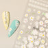 White Embossed Flower Lace Sticker Decal Wedding Nail Art Designs Floral Butterfly Japanese Manicures Nail Decoration Metallic Curve Strip Line Nail Decal Self-Adhesive 3D Wave Design Decoration for Women Girls Adhesive Striping Tape Nail Art Stickers