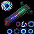 Bicycle Motorcycle Bike Tire Wheel Lights 32 Patterns LED Flash Spoke Lamp Cycling Light Bike Bicycle Spoke LED Lights Bright Cycling Flashing Night Light Safe Accessories