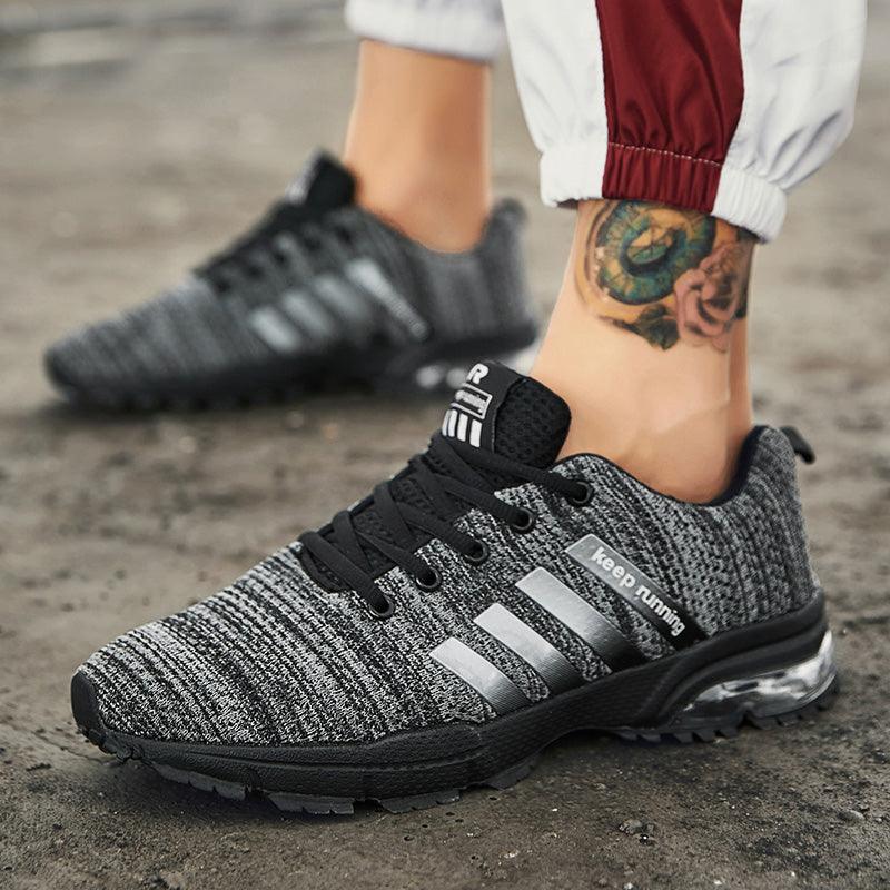 Men's Casual Sports Shoes Breathable Sneakers Air Cushion Running Shoes Air Cushion Mesh Running Shoes Women Footwear Mens Casual Sport Training Fitness Sneakers For Workout