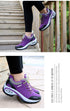 Women Running Air Cushion Athletic Sneakers Walking Breathable Sport Lace Up Hight Platform Casual Shoes Womens Mesh Sneakers Fashion Tennis Breathable Walking Gym Work Shoes