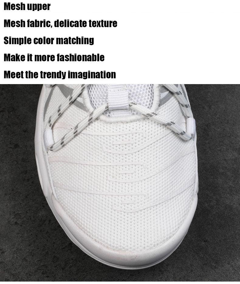 Air Cushion Mens Comfortables Sneakers Breathable Non Slip Casual Lightweight Running Gym Sneakers Jogging Walking Couples Outdoor Gym Sport Mens Sneakers