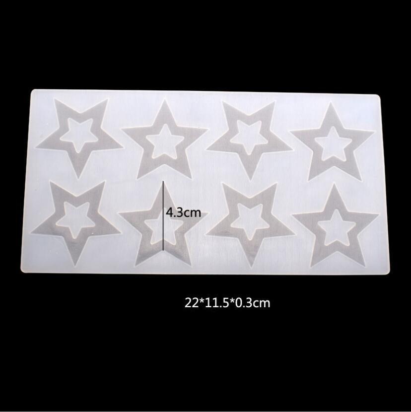 Cake Decorating Tools 3D Star Shape Silicone Mold Cupcake Chocolate Mould Decor Muffin Pan Baking Star Silicone Fondant Mold Flexible Molds Star Chocolate Mold For Dessert Candy Cupcake Topper