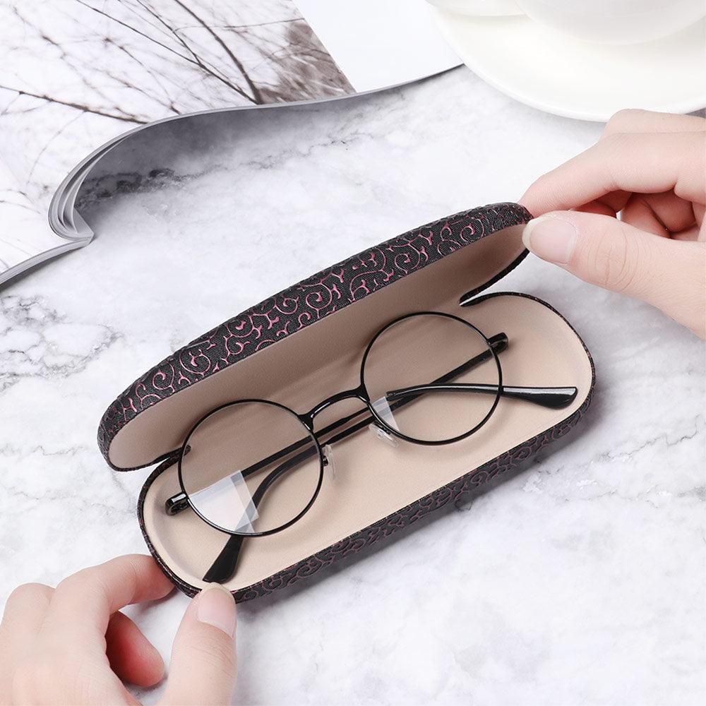 1PC Hard Frame Eyewear Cases Sunglasses Reading Glasses Carry Bag Travel Waterproof Pouch Case Eye Contacts Case Hard Shell Glasses Case Portable Hard Eyeglasses Case Pocket Size Sunglasses