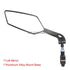 Bicycle Rear View Mirror Bike Scooter Clear Back Sight Reflector Adjustable Rotatable Handlebar Cycling Mirror HD Safety Bicycle Cycling Rearview Mirror And New Scratch Resistant Convex Lens Universal Adjustable Rotatable Handlebar Glass Lens Mirror