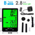 Waterproof Bicycle Computer With Backlight Wireless Wired Bicycle Computer Bike Speedometer Odometer Wireless Bike Computer Waterproof Bicycle Speedometer  Support Smart Sensor LCD Backlight Display Automatic Wake-Up