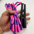 Unisex Jump Rope Stripe Ropes With Plastic Handles For Any Skill Level Sports Segmented Jump Rope For Outdoor Fitness Gym Men Women Kids Best For Sports Outdoors Jumping Rope 2.9m