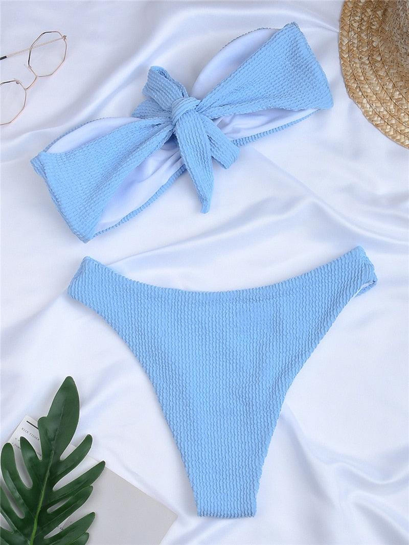 Women One-Shoulder Bikini Swimsuit Women Push Up Swimwear Women's Bathing Suit Comfortable Bikini Ribbed Two Piece Swimsuit Bikini Set Summer Bathing Suit Beach Wear Swimming Suit - ALLURELATION - 519, Beach bikini, Beach Wear, bikini, Bikini Swimsuit, classic bikini, comfortable bikini, Fashion bikini, Modern bikini, new design bikini, Push Up Swimwear, retro bikini, Ribbed bikini, Solid Bikini, stylish bikini, Summer bikini, swimwear, Two Piece Swimsuit, Women bikini, Women's Bathing Suit - Stevvex.com