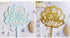 Ocean Acrylic Cake Toppers Topper Happy Birthday Cake Picks DIY Cake Insert Topper Cup Cake Toothpick Party Wedding Birthday Cake Decoration Decorating Card Birthday Shell Cake Topper DIY Wedding Party Gift Cupcake Insert Card