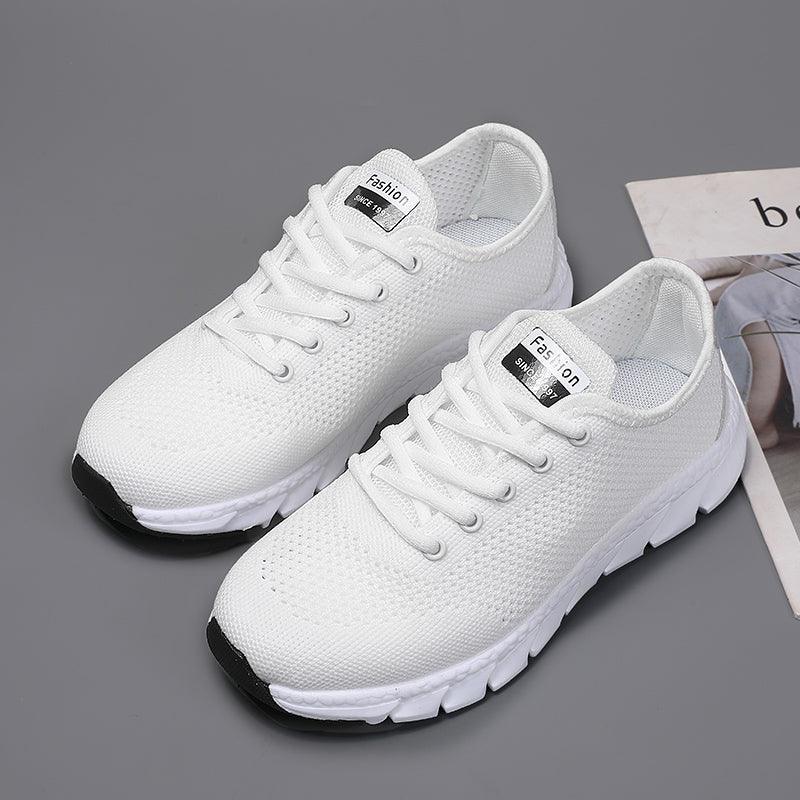 New Mesh Womens Sneakers Breathable Flat Shoes Women Lightweight Sports Non-slip Running Footwear Fashionable Breathable And Non-Slip Walking Shoes For Women