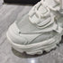 Modern Thick Platform Sneakers White Woman Vulcanize Shoes Luxury Tennis Sneakers Trainers Lace Up Fashion Comfortable Walking Footwear New Lightweight Sneakers