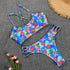 Fashion Women Swimsuit Swimwear Women Two Piece Swimsuit Swimwear Halter String Triangle Bikini Sets Women Two Piece Bathing Suit Bikinis Beachwear Beach Swimwear