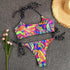 Fashion Women Swimsuit Swimwear Women Two Piece Swimsuit Swimwear Halter String Triangle Bikini Sets Women Two Piece Bathing Suit Bikinis Beachwear Beach Swimwear