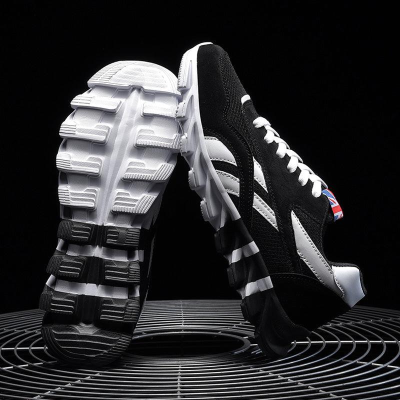 Fashion Mens Running Light Breathable Shoes New Style Mens Sneakers Light Weight Running Elegant Soft Sneakers Comfortable Athletic Running Sneakers