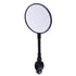 Bicycle Handlebar Rearview Mirror Portable Universal Adjustable Bike Rearview Mirror Wide-Angle Convex Mirror Rear View Safe Mirrors Adjustable Rotatable Handlebars Mounted Plastic Convex Mirror For Mountain